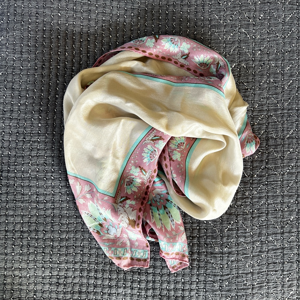 Kenzo Vintage 100 Silk Scarf